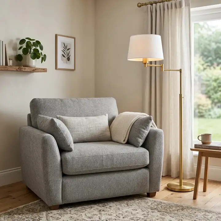 Chair with complex legs perfectly isolated from warehouse background original 7