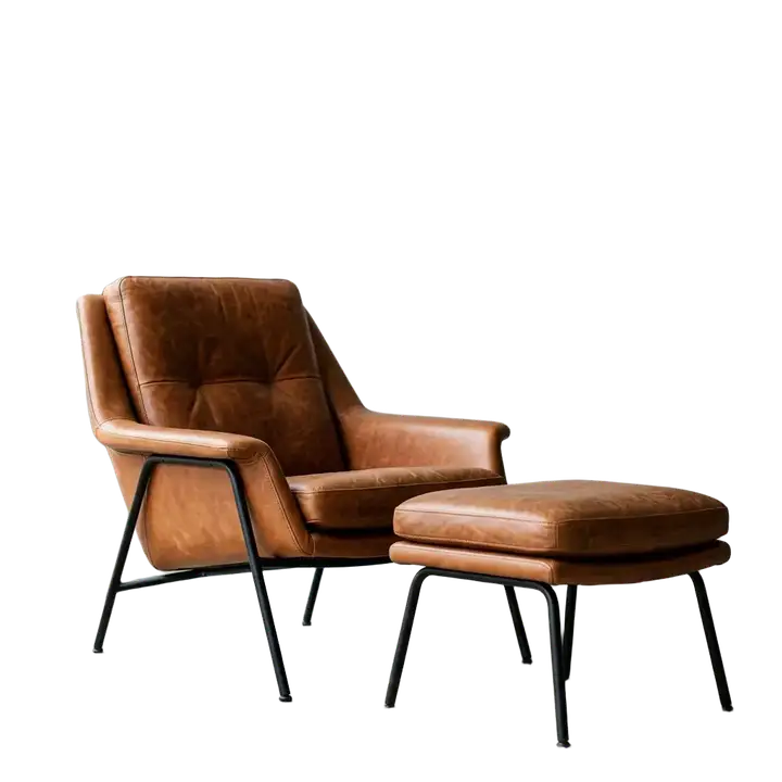 Chair with complex legs perfectly isolated from warehouse background background removed 2