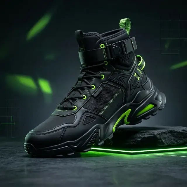 Sneaker background removal preserving complex shoelace details original 4